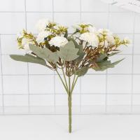 Decorativo De Flores Artificiales Clove Carnation En Maceta Para Decoración De Navidad Boda Y Casa Flor De Seda Hydrangea - details 2