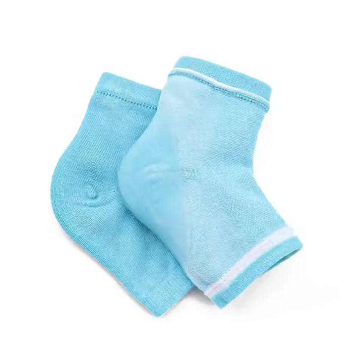 Pegatinas De Silicona Para Talón Socks Húmedos De Talón Abierta Socks Tobilleras Para Pies Secos Y Agrietados Unisex - 1