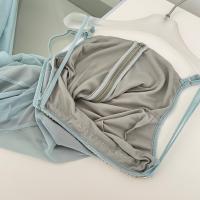 Vestido De Mujer Elegante De Verano Con Cadena De Cristal Y Encaje A-Line Con Cintura Delgada Y Tirantes Vestido De Fiesta De Vacaciones De Un Pie - details 10