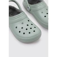 Crocs CLASSIC LINED CLOG Zuecos Planos Unisex Verde - details 1