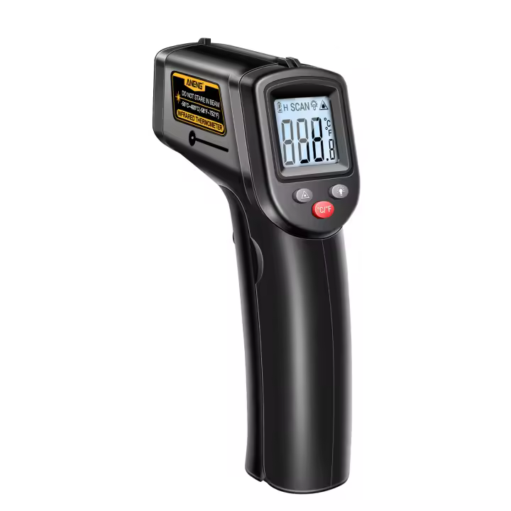 Termómetro Infrarrojo No Contacto TH201 -50℃~400℃ /-58℉~752℉ Digital Manómetro Industrial Con Láser Handheld Para Pruebas De Temperatura - 1
