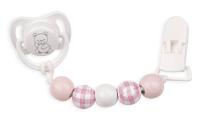 Arias Set Chupete con Cadena Piezas de Madera y Pinza Blanca para muñecos Arias 6400 - details 2