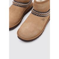 UGG Classic Mini Crescent Botines Planos Mujer Cuero - details 1