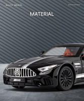Coche De Deportes Mercedes-Benz SL63 Escala 1:24 Modelo De Aleación Con Sonido Y Luz Vehículo De Colección Para Niños Metal Sin Batería - details 2