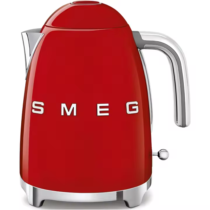 Smeg KLF03RDEU - Hervidor 1.7L, Hasta 2400W, Estilo Años 50, Color Rojo - 1