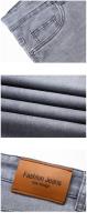 Jeans Elásticos De Verano Para Hombre Gris Comodidad Moda Pantalones Casuales Stretch Algodón Negocios Rectos Mallas Talla Media - details 18