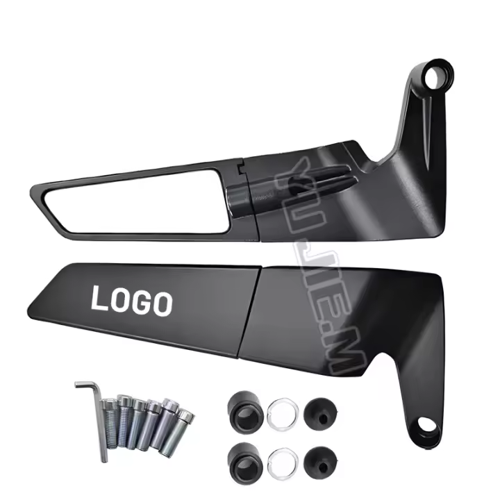 Espejo Retrovisor De Alta Calidad Para Yamaha MT-07 Patrón Nuevo Aluminio CNC Vuelo Fijo Decoración De Manillar Motocicleta - 1