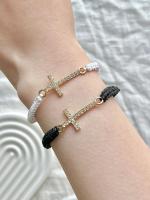 Set De 12 Pulseras De Color Inlazadas Con Diamantes Para Hombres Y Mujeres Estilo Minimalista Y Temperamental Pulsera De Encaje - details 5