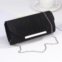 Bolso De Noche Elegante Y Moderno 2023 Para Novia Y Damas De Honor Cierre De Cadena Bolso De Mano Para Mujer Material Principal Poliéster Estilo Inglés - details 21