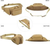 Riñonera táctica Militar, riñonera MOLLE para senderismo, Correr, pasear Perros - details 4