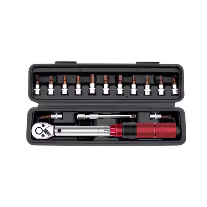 Juego de Llave de Trinquete de Preset 16Pcs 1/4Inch 72T 2-24N. M Ideal para Reparación de Automóviles, Motocicletas, Bicicletas Conjunto de Herramientas de Mejoramiento del Hogar - 1