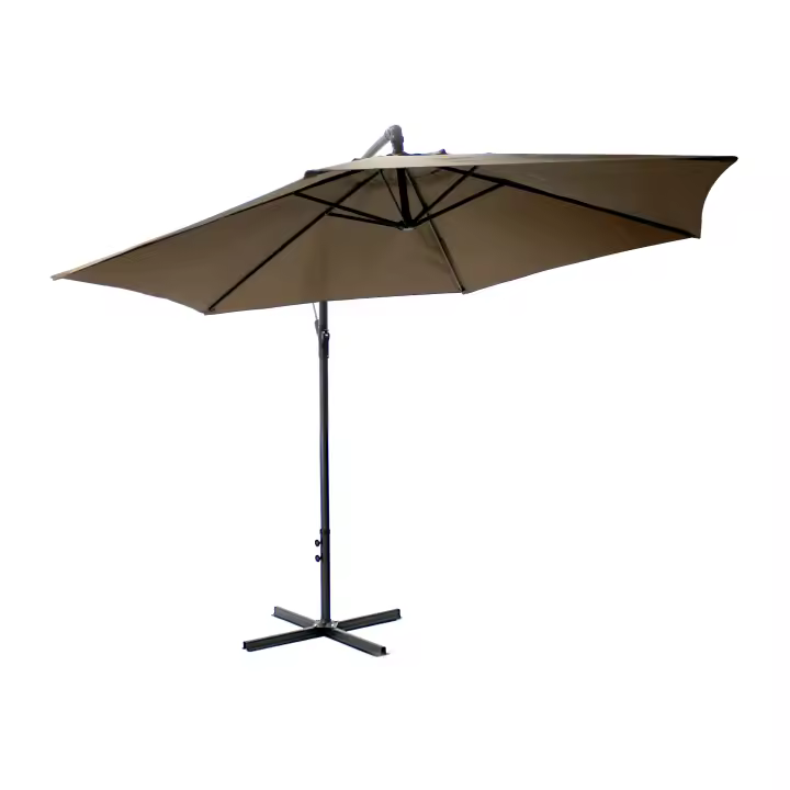 PARASOL CAFÉ CON SOPORTE 240X300CM - ELEGANTE Y FUNCIONAL - 1