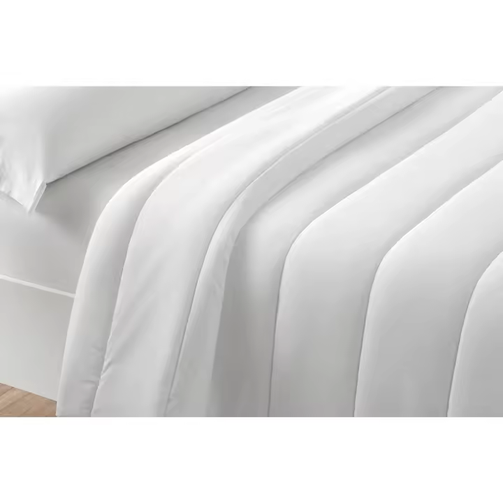 Relleno de Nordico Premium Blanco150*220cm 200*220 cm 220*220cm 260x240cm, 270*270cm 100% Poliéster, Fibra Ultra Suave de 250 g/m², Cubierta de Microfibra 90 gsm, Diseño Cuadrado Atemporal, Lavable, Fabricado en España, - 1