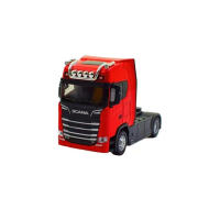 Modelo De Camión De Aleación De Latón 1/50 Para Niños Juguete De Simulación De Vehículo De Transporte De Ingeniería Con Retroceso Pull Back Cabeza De Contenedor Metal Para Niño - details 4