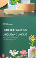 Bloques De Construcción Eterna Para Jardín Bouquet Potted Con Saffron Lilac Gardenia Juguetes De Montaje DIY Para Niños Regalos De Vacaciones - details 4