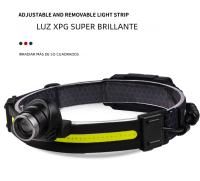 Linterna Frontal LED 100000 Lumens Con Sensor COB XPE+COB Para Camping Pesca Y Running Impermeable Con Tres Modos De Luz - details 6