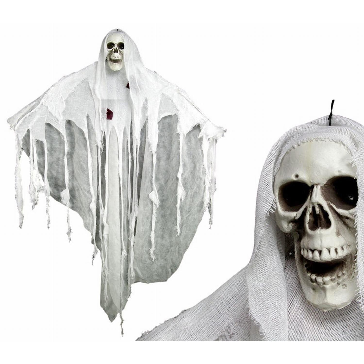 Gerimport Calavera Blanca Colgante 180 Cm - Decoración Espeluznante para Halloween