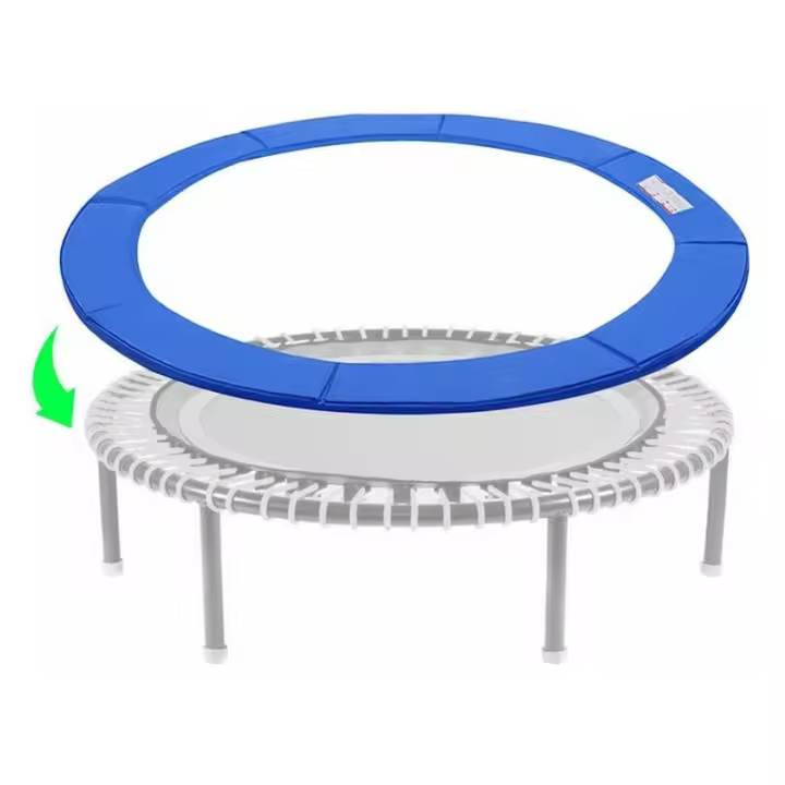 Cojín de protección para trampolín de jardín al aire libre, cojín de seguridad de repuesto, resistente a los rayos UV, antidesgarro, protección de bordes, 183 （azul） - 1