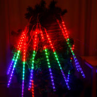 Luces De Cadenas LED Meteorito Para Decoración De Navidad Y Bodas Luces De Fairy Para Exterior Garantía De 1 Año - details 5
