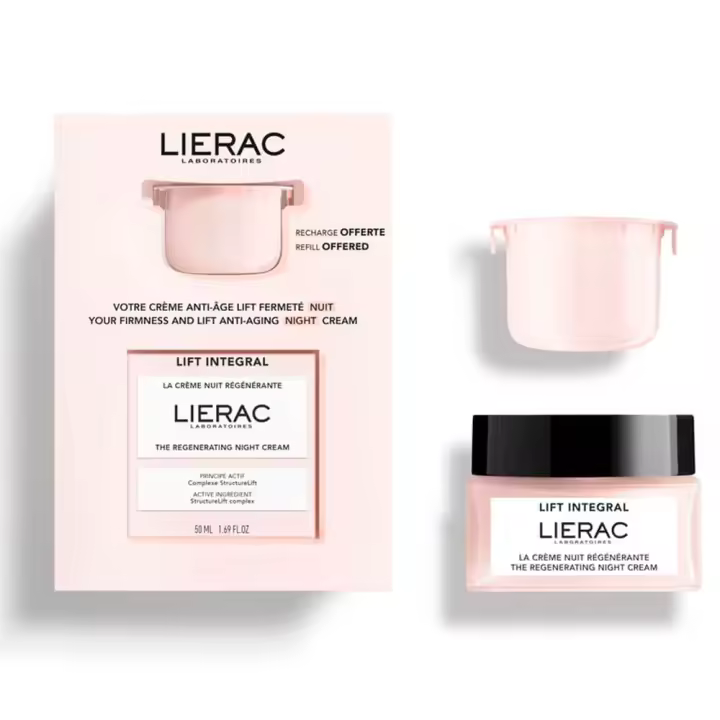 Lierac Lift Integral Crema De Noche Regeneradora 50 ml+ Regalo Sérum Tenseur 15 ml Pack - 1