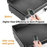 Escudo De Viento Para Barbacoa Accesorios Para Pimienta Negra Adecuado Para Barbacoa De Camping Y Grill De Blackstone - details 6