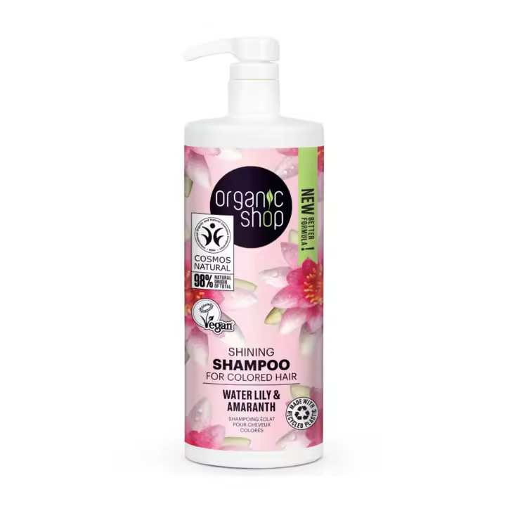 ORGANIC SHOP WATER LILY CHAMPU CABELLO TEÑIDO 1000ML - 1