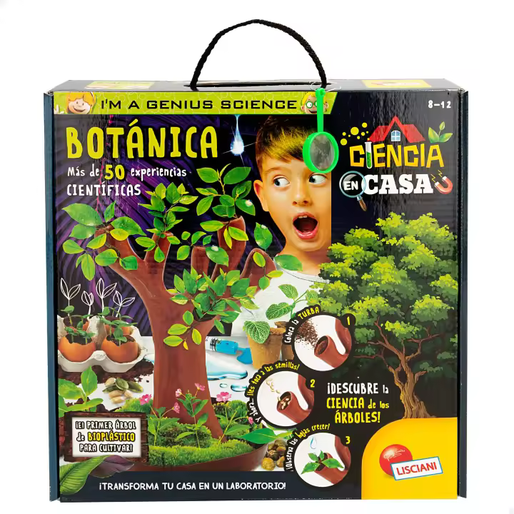 Laboratorio Lisciani I'm A Genius 50 experimentos científicos para niños sobre botánica. Regalos y juguetes de ciencia infantiles +8 años - 1
