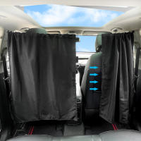 2Pcs Cortinas De Privacidad Para Coche Divisor Universal Entre Asiento Trasero Cortina De Aislamiento Solar Y Cubierta De Ventana Lateral - details 1