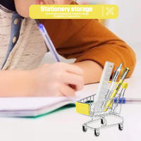 Carro De Supermercado Miniatura Para Niños Juguete De Decoración Doméstica Y Almacenamiento Estilo Moderno Material Metálico Y Plástico - details 7