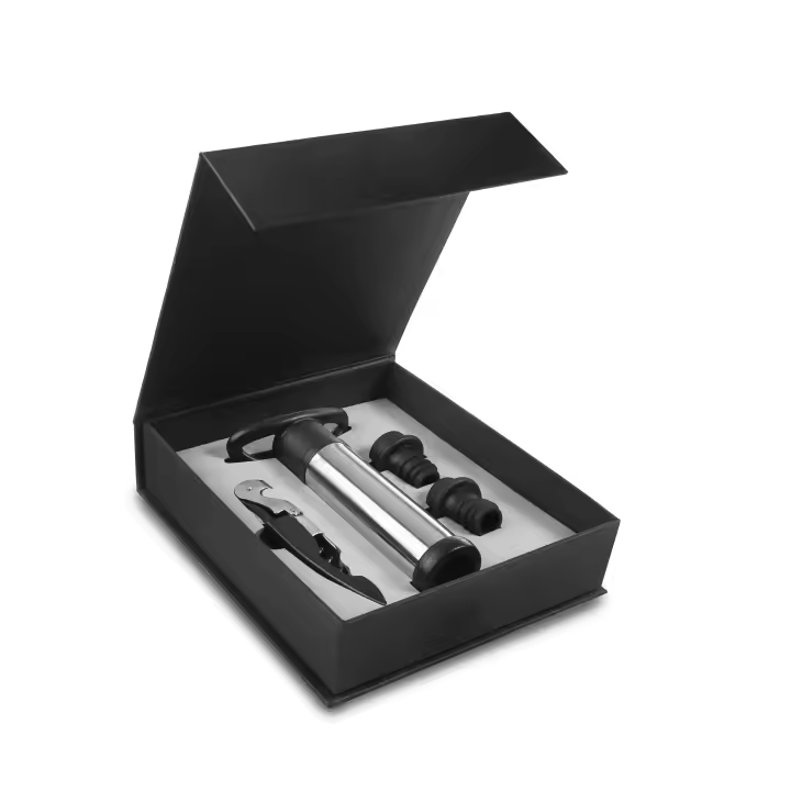 IBILI  695014  SET SACACORCHOS+BOMBA DE VACIO+2 TAPONE - 1