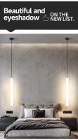 Lámpara Colgante LED De Estilo Minimalista 360° Para Sala De Estar Comedor Dormitorio Oficina Iluminación Ceilinadora Con Soporte Para Montaje En Casa - details 5