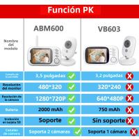 Monitor De Bebé Con Cámara 3.5 Pulgadas Mejor Que VB603 LCD Babysitter Electrónico Sin Cable Audio Bidireccional Video Nanny Radio - details 0