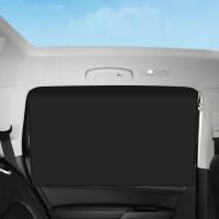 Protector De Sol Para Coche Con Magnéticos Cortinas De Protección UV Cortina De Ventana Dual Lados Auto Sunshade Accesorios DIY - details 2