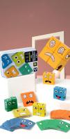 Juguetes Educativos Para Niños Bloques De Cambio De Emoción Expresiones Rompecabezas Juegos De Cubo Aprendizaje - details 0