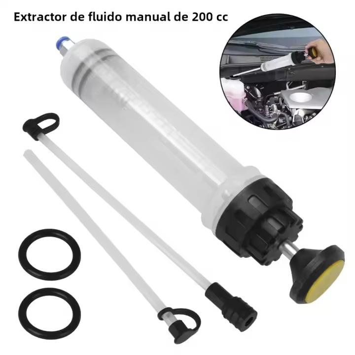 Extrctor De Aceite Para Coche 200CC Pistola De Inyección De Líquido Automotriz Tubo De Aguja Portátil Para Extracciín Y Rellenado De Líquidos - 1