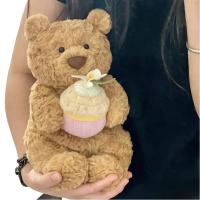 Muñeco De Peluche Jelly Cat 28cm Hug Cake Bartholomew Oso Con Gato Y Perro Juguete Interactivo Oso Teddy Regalo De Vacaciones Lindo Y Suave Para Niños - details 9