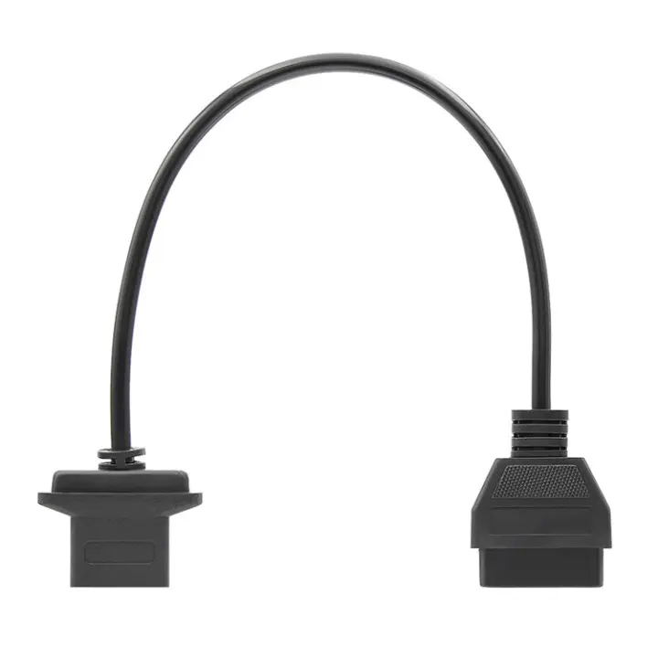 El cable de conversión OBD2 de 6 pines a 16 pines es adecuado para cables adaptadores de automóviles antiguos - 1