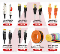 Cable Ethernet AMPCOM CAT6A Ultrafino RJ45 Cable De Red UTP Para Computadoras De Escritorio Modem Router Conexión LAN a 1000Mbps - details 0