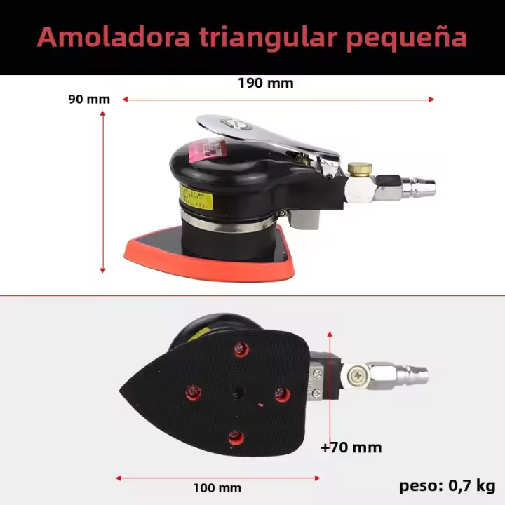 HIFESON Soplado De Orbe Pneumático 70X100mm 100X110mm 90X130mm Máquina De Pulido Con Núcleo De Acero Afilado Polvo De Aluminio Y Metal - 1