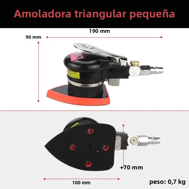 HIFESON Soplado De Orbe Pneumático 70X100mm 100X110mm 90X130mm Máquina De Pulido Con Núcleo De Acero Afilado Polvo De Aluminio Y Metal - 1