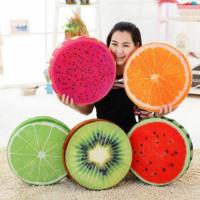 Funda De Cojín Redonda Para Silla De Barra Con Estampado De Frutas De Dibujos Animados Antideslizante Cubierta De Asiento Suave Para Sala De Estar Y Comedor - details 0
