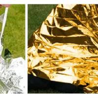 Manta reflectante de emergencia plegable de 10 piezas para salvar vidas | Protección contra el frío, el sol y las bajas temperaturas - Camping al aire libre - details 2