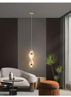 Lámpara Colgante Geométrica De Acrílico Moderna Para Decoración De Hogar Y Restaurantes Iluminación LED Para Dormitorio Y Sala De Estar - details 2