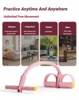 Tensión Cuatro Tubos Multi Funcional Bandas Elásticas De Yoga Para Fortalecimiento Abdominal Ayudante De Sentadillas Para Fitness Doméstico - details 4