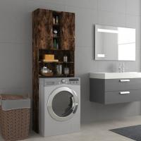 Armario de Lavadora Cuarto de Baño Aseo Estantería Mueble Colada Color Blanco,  Roble ahumado,  Roble Sonoma y mas - details 1