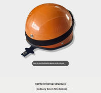 Casco Retro Para Motocicleta Medio Seguridad Para Hombres Y Mujeres Adecuado Para Todas Las Estaciones Ciclismo De Calle Estilo De Moda - details 2