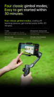 AOCHUAN 3-Axis Handheld Gimbal Stabilizador SmartXE Para Smartphone Compatible Con iPhone Android Con Rastreo De Rostro AI Vlog TikTok - details 8