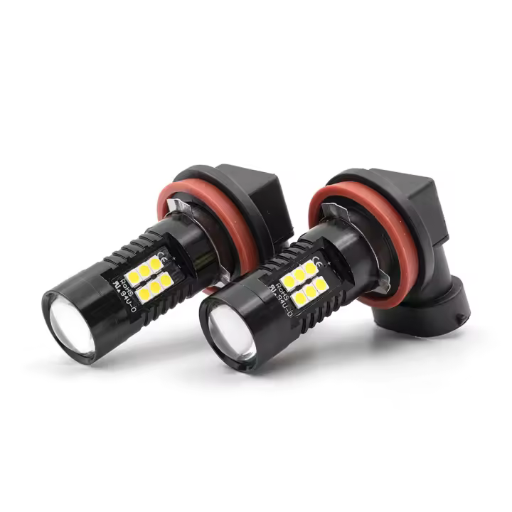 2Pcs Bombillas De Niebla LED H8 H11 Blancas Para VW Volkswagen Polo Mk5 Gti Hatch 6R 6C 61 Sin Errores Canbus Lámparas De Conducción 12V 30W - 1
