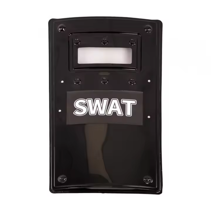 Eurocarnavales Escudo Swat negro de 66,5X38 cm - 1