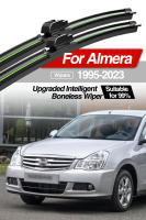 LimpiaFrente LimpiaFrente Pinceles De Parabrisas Para Nissan Almera N15 N16 N17 N18 1995-2023 2 Piezas Accesorios De Ventanas - details 0